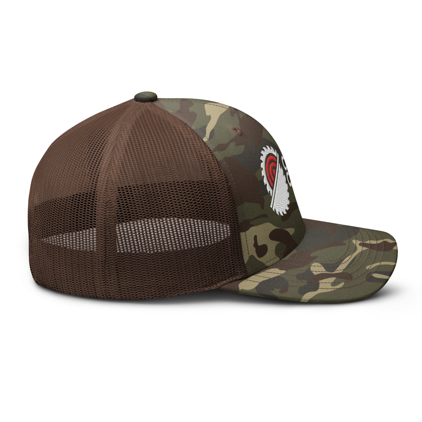 Camouflage trucker hat - Cross Cut Creations