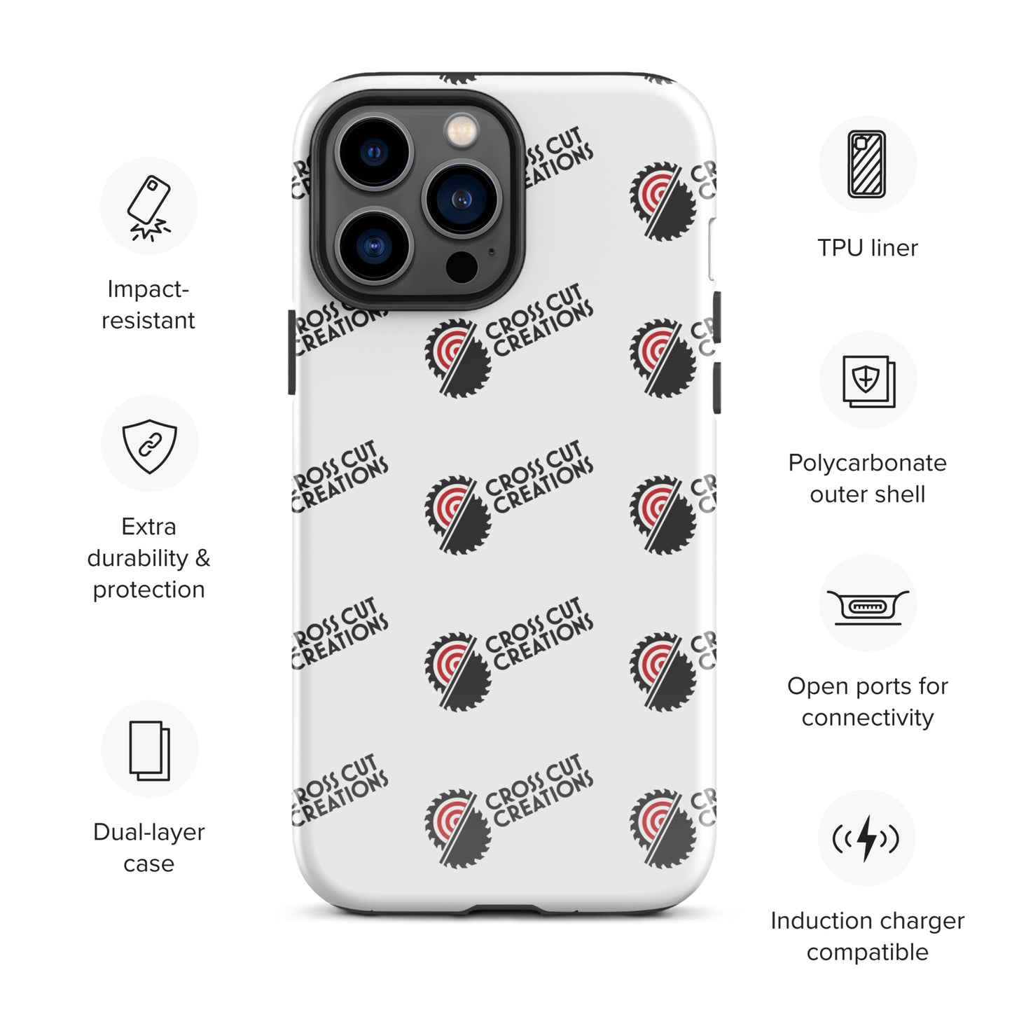 Tough Case for iPhone® - Cross Cut Creations