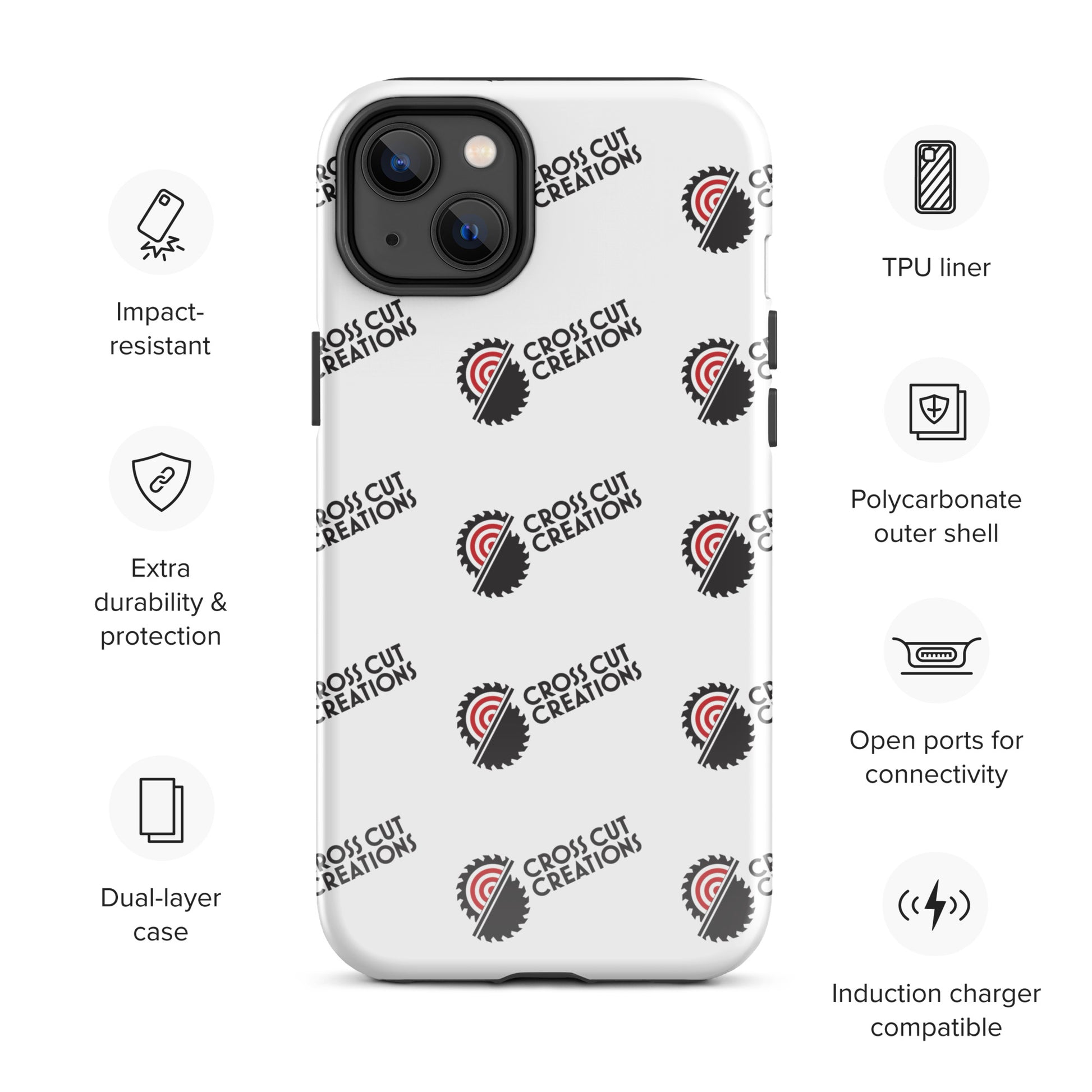 Tough Case for iPhone® - Cross Cut Creations