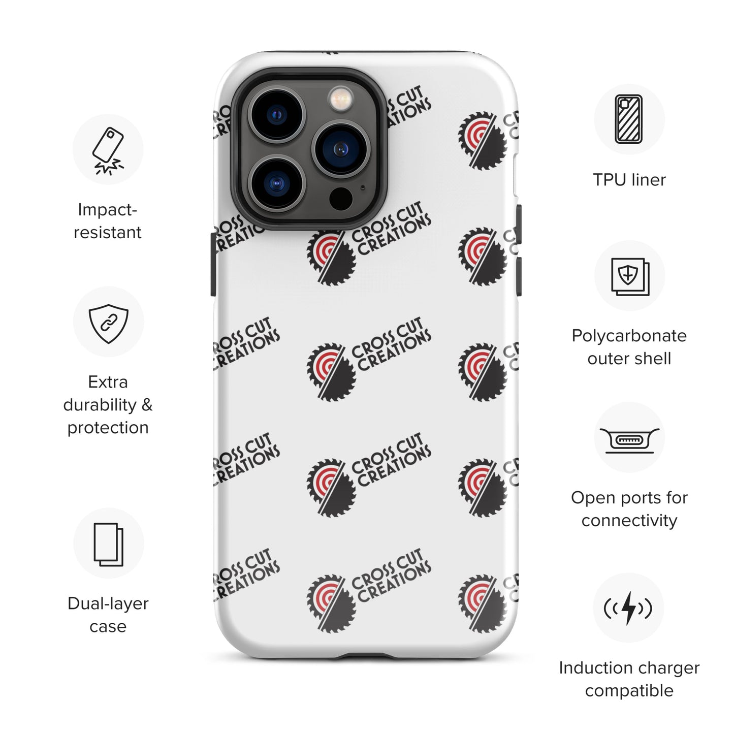 Tough Case for iPhone® - Cross Cut Creations