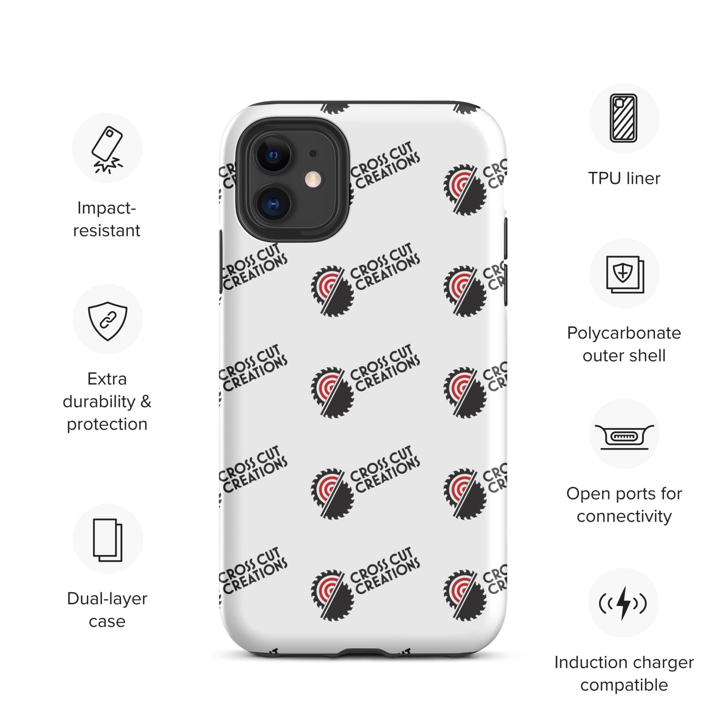 Tough Case for iPhone® - Cross Cut Creations