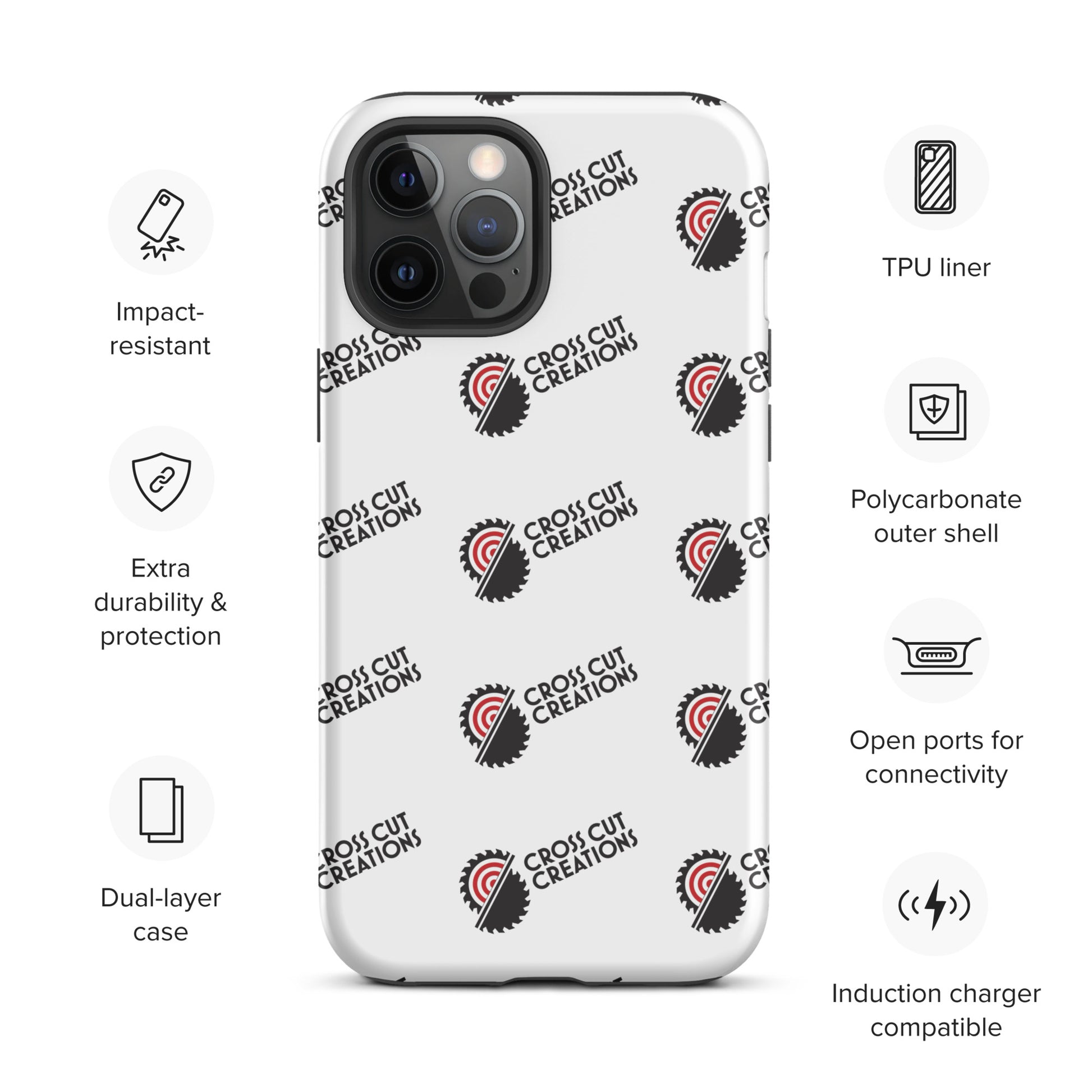 Tough Case for iPhone® - Cross Cut Creations