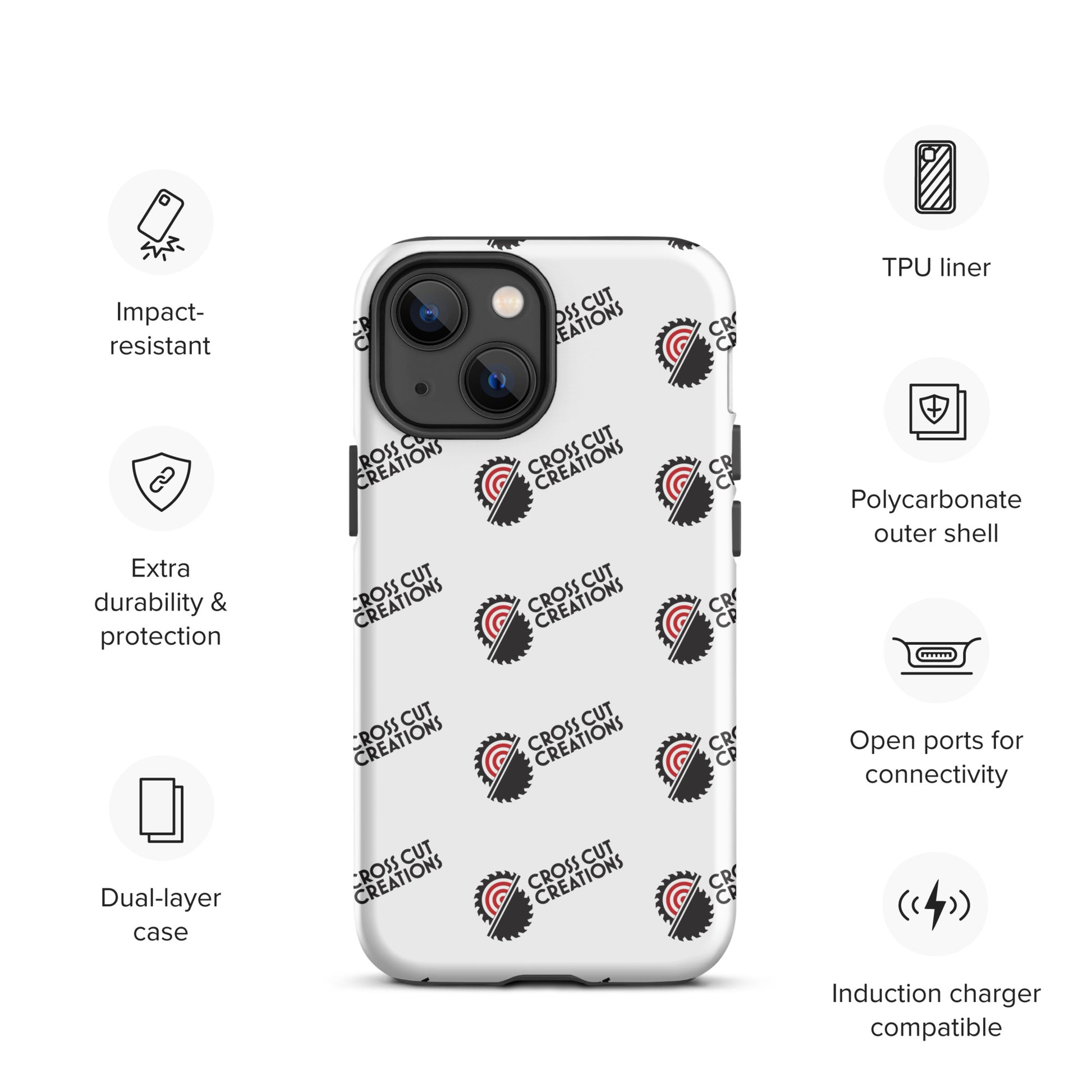 Tough Case for iPhone® - Cross Cut Creations