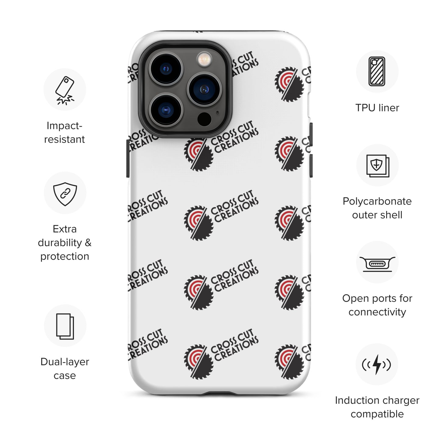 Tough Case for iPhone® - Cross Cut Creations