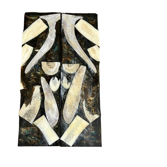 Deer Antler Knife Scales - Cross Cut Creations