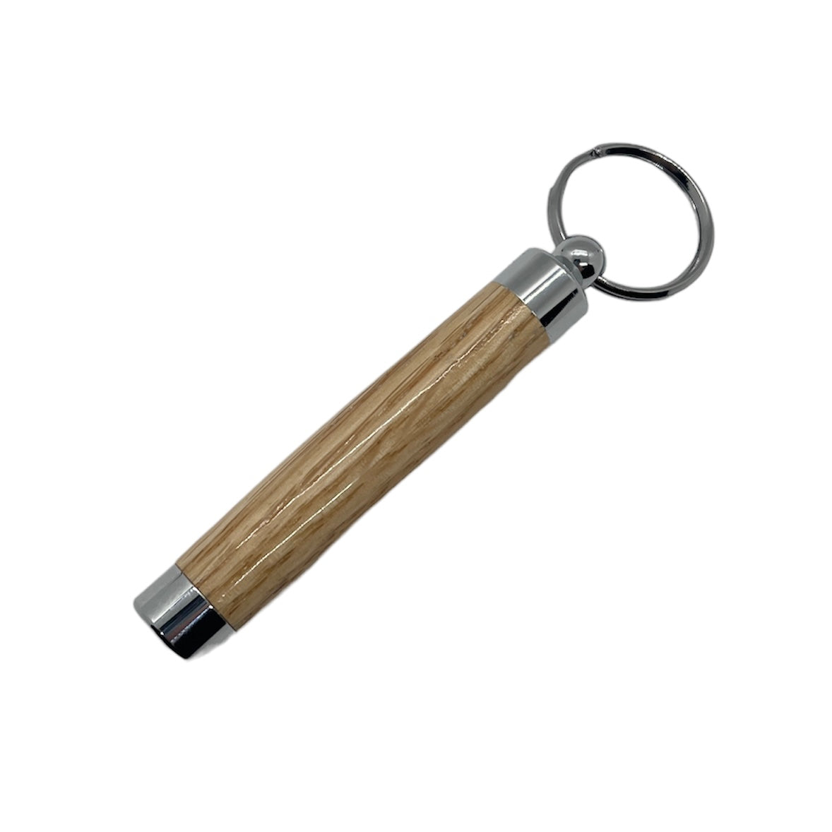Red Oak Small Compartment Keychain - Cross Cut Creations