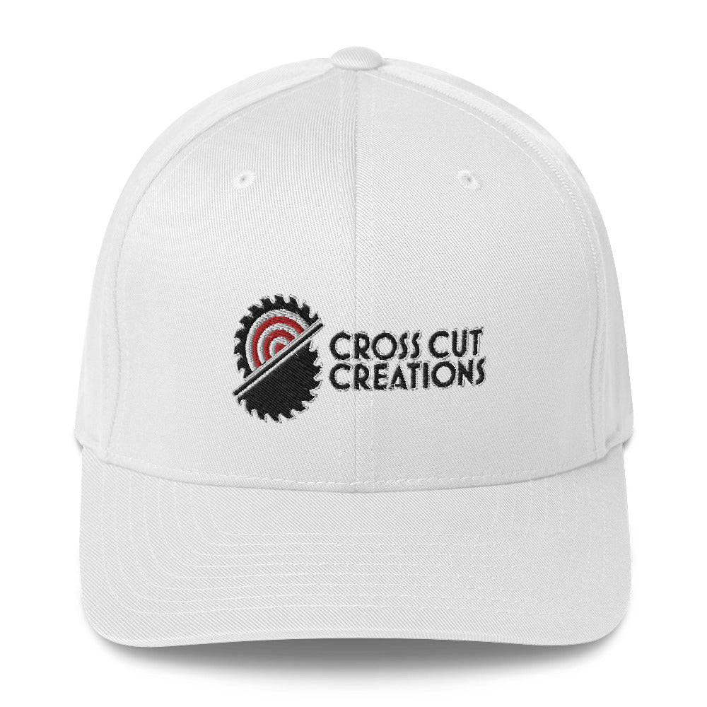 CCC Logo Embroidered Structured Twill Cap - Cross Cut Creations