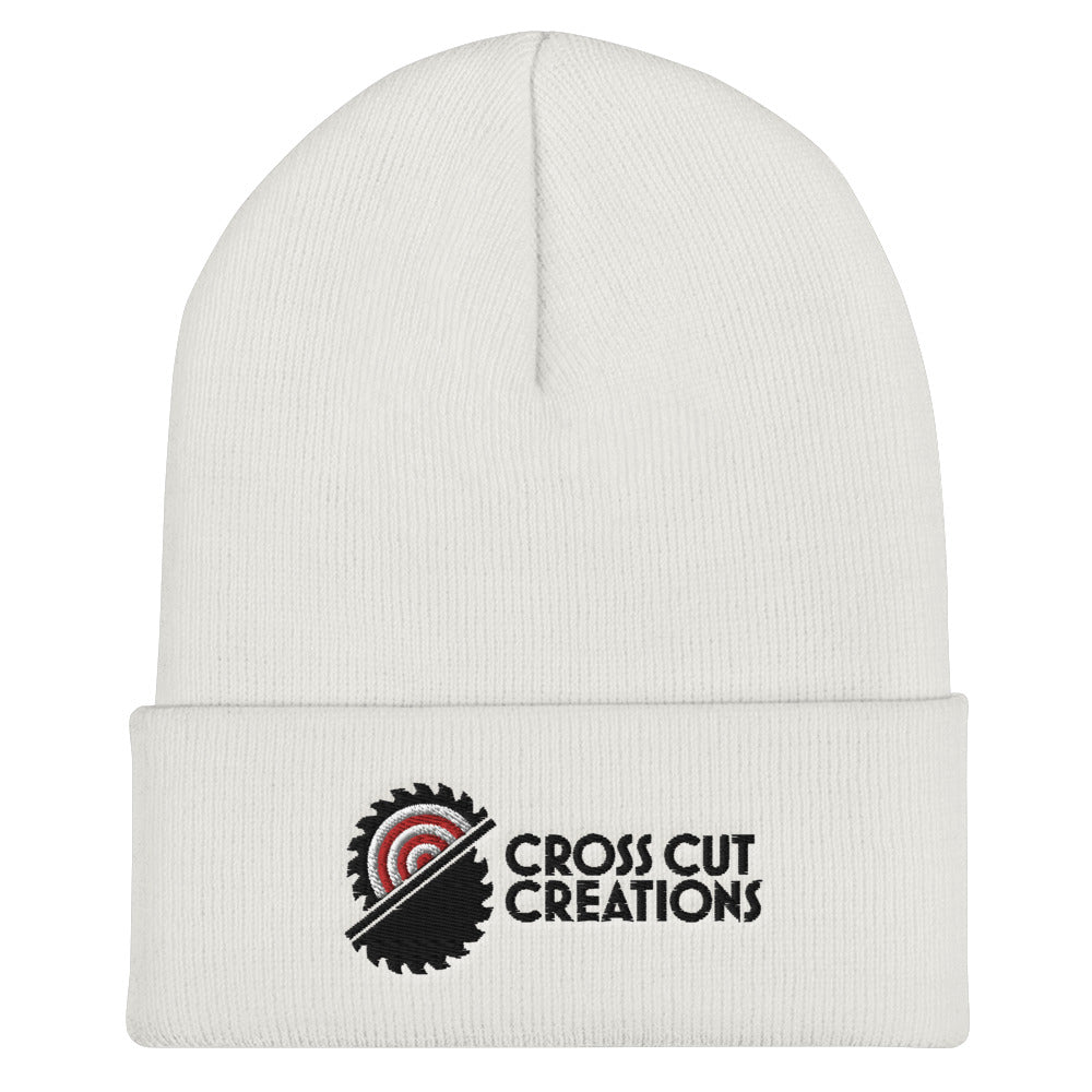 CCC logo Light Cuffed Beanie - Cross Cut Creations