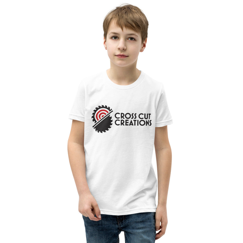 Cross Cut Creations Logo Youth Short Sleeve T-Shirt - Cross Cut Creations
