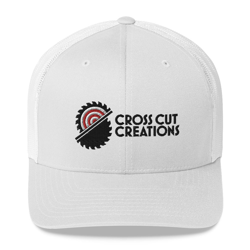 Cross Cut Creations Logo Light Trucker Cap - Cross Cut Creations