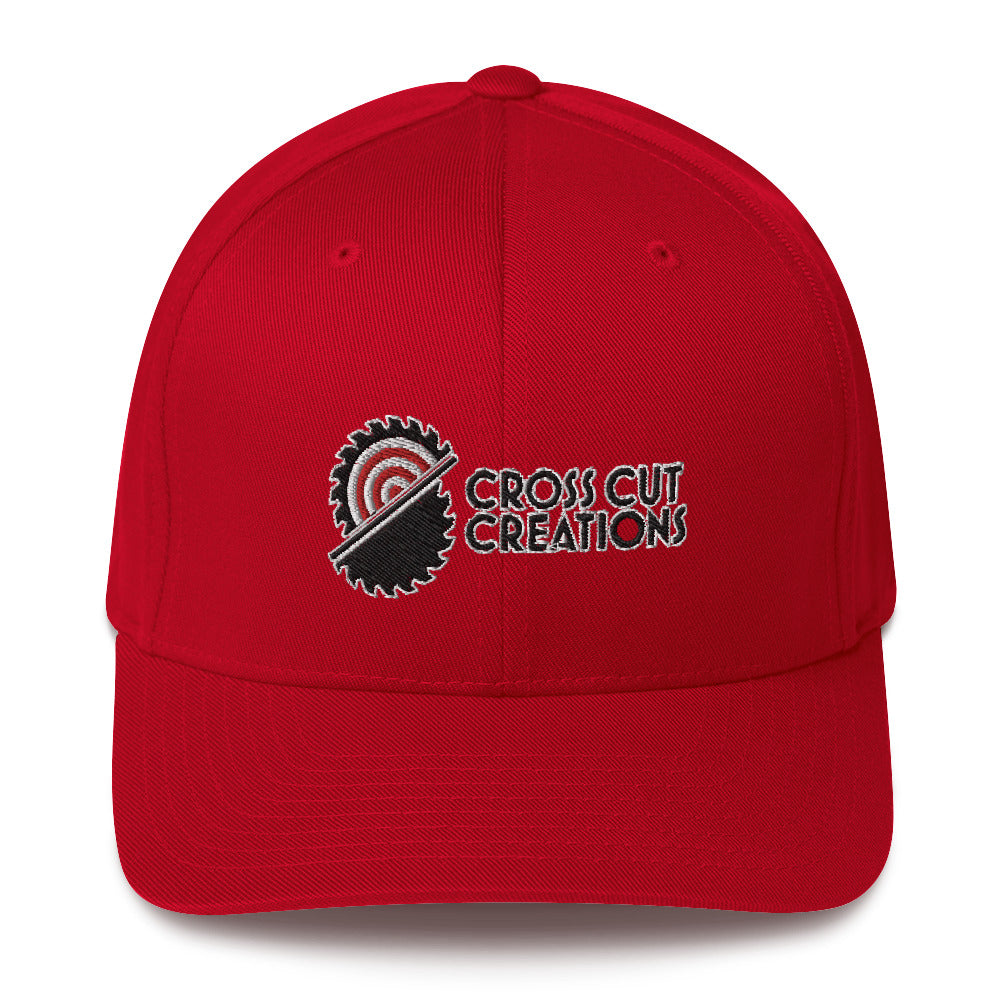 CCC Logo Embroidered Structured Twill Cap - Cross Cut Creations