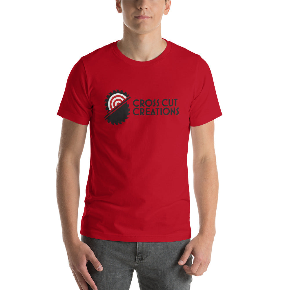 CCC Large Logo Light Short-Sleeve Unisex T-Shirt - Cross Cut Creations