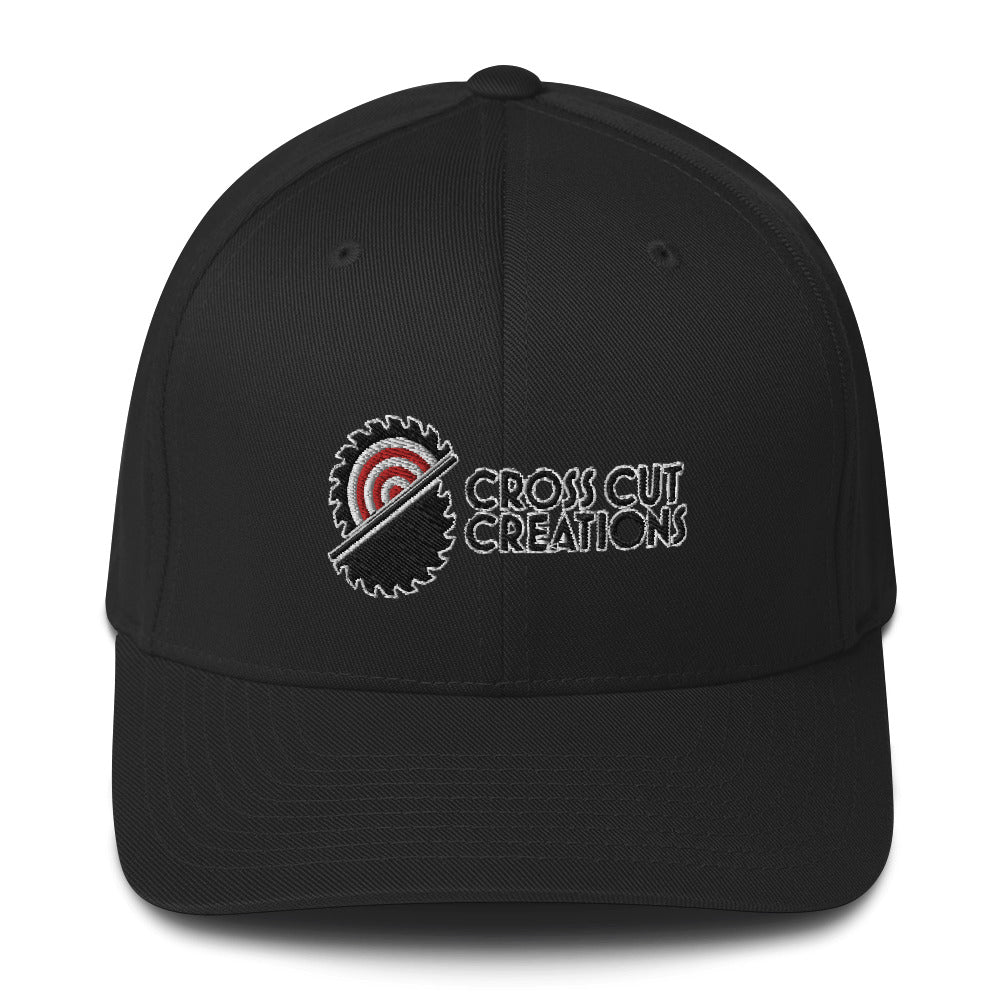 CCC Logo Embroidered Structured Twill Cap - Cross Cut Creations