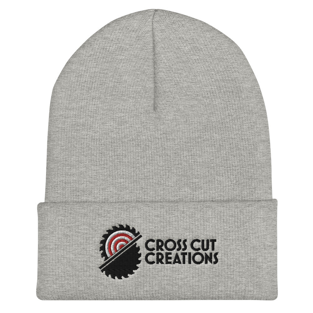 CCC logo Light Cuffed Beanie - Cross Cut Creations