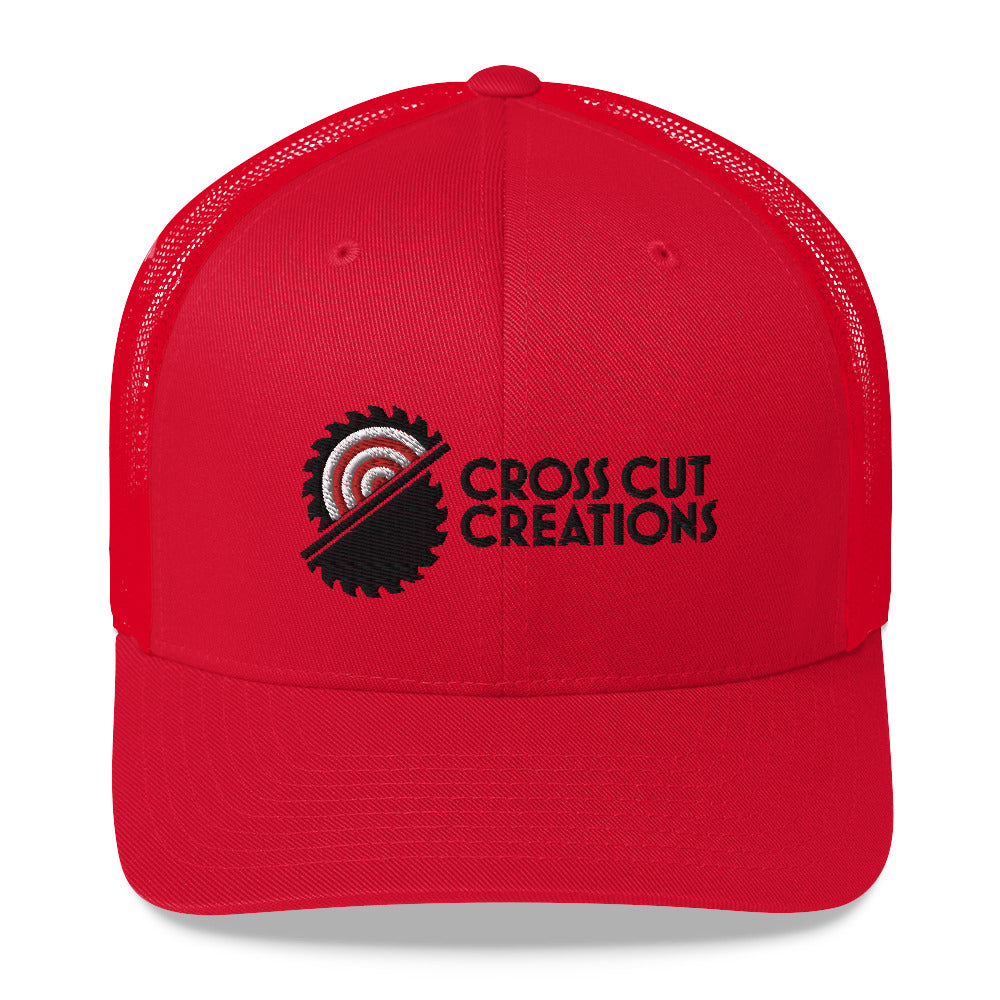 Cross Cut Creations Logo Light Trucker Cap - Cross Cut Creations